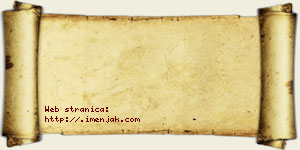 Hana Ćatić vizit kartica